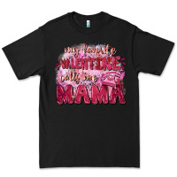 Black My favorite calls me mama Mother's Day Premium Tee - FaDigitalArtStudio