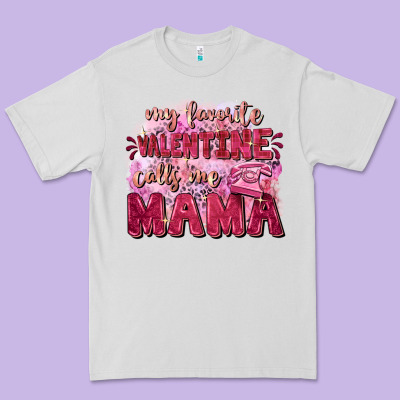 My Favorite Calls Me Mama Mother's Day Premium Tee Designed By Fadigitalartstudio