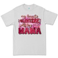 Dove Grey My favorite calls me mama Mother's Day Premium Tee - FaDigitalArtStudio
