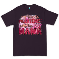 Plum My favorite calls me mama Mother's Day Premium Tee - FaDigitalArtStudio