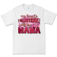 White My favorite calls me mama Mother's Day Premium Tee - FaDigitalArtStudio