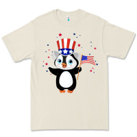Bone penguin american 4th of july penguin american flag Premium Tee - linhVisuals