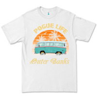 White pogue life outer banks retro vintage sunny Premium Tee - linhVisuals