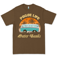 Cacao pogue life outer banks retro vintage sunny Premium Tee - linhVisuals