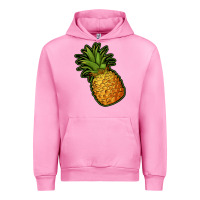Fuchsia Pink pineapple Urban Hoodie - Jasminsmagicworld