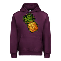Mauve Wine pineapple Urban Hoodie - Jasminsmagicworld