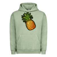 Pigment Oil Green pineapple Urban Hoodie - Jasminsmagicworld