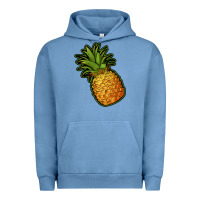 Pigment Pebble Blue pineapple Urban Hoodie - Jasminsmagicworld
