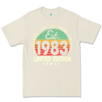 Bone est. 1983 vintage 1983 limited edition 39th birthday retro pullover ho Premium Tee - linhVisuals