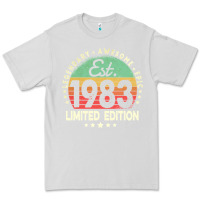 Dove Grey est. 1983 vintage 1983 limited edition 39th birthday retro pullover ho Premium Tee - linhVisuals