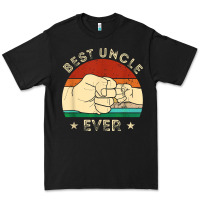 Black vintage best uncle ever fist bump funny uncle fathers day Premium Tee - linhVisuals