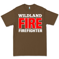 Cacao wildland fire rescue department firefighters firemen uniform Premium Tee - linhVisuals