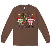 Chestnut merry christmas tooth Long Sleeve Tee - CowhideDigitalArt