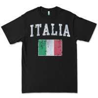 Vintage Italia Italian Flag Italy Italiano Premium Tee | Teevron