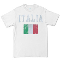 White vintage italia italian flag italy italiano Premium Tee - linhVisuals