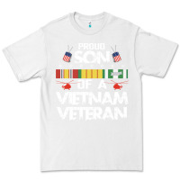White proud son of a vietnam veteran father's day Premium Tee - linhVisuals
