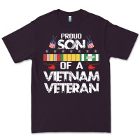 Plum proud son of a vietnam veteran father's day Premium Tee - linhVisuals