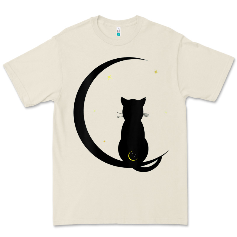 Womens Double Moon Cat Premium Tee by linhVisuals | Teevron