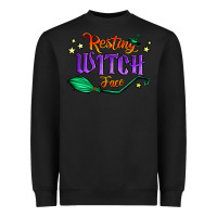 Black resting witch face Heavyweight Sweatshirt - Jasminsmagicworld