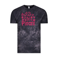 Cloud Black love you to pieces Vintage Tee - CowhideDigitalArt