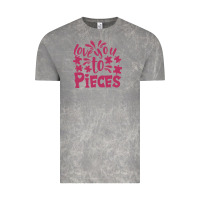 Cloud Rock love you to pieces Vintage Tee - CowhideDigitalArt