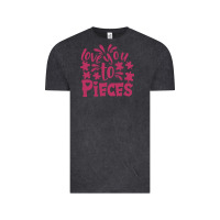 Vintage Black love you to pieces Vintage Tee - CowhideDigitalArt