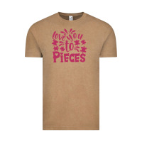 Vintage Coffee love you to pieces Vintage Tee - CowhideDigitalArt