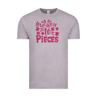 Vintage Zinc love you to pieces Vintage Tee - CowhideDigitalArt