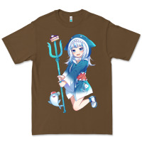 Cacao Gawr Gura Premium Tee - linhVisuals