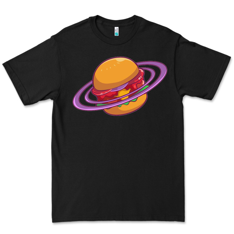 Burger  Saturn Premium Tee by linhVisuals | Teevron