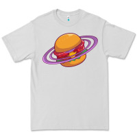 Dove Grey Burger  Saturn Premium Tee - linhVisuals