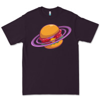 Plum Burger  Saturn Premium Tee - linhVisuals