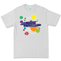 Dove Grey retro graphic design   frank lloyd wright Premium Tee - linhVisuals