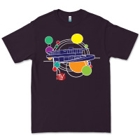 Plum retro graphic design   frank lloyd wright Premium Tee - linhVisuals