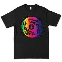 Black two lost souls swimming in a fish bowl Premium Tee - linhVisuals