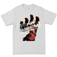 Dove Grey Judas Of Priest - British Steel Premium Tee - linhVisuals