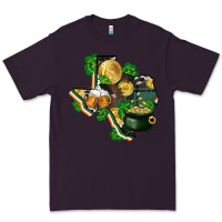 Plum texas map st patricks day Premium Tee - FaDigitalArtStudio