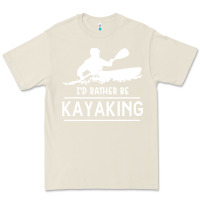Bone kayaking t  shirt i' d rather be at the lake kayaking t  shirt Premium Tee - linhVisuals