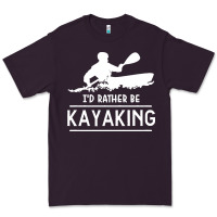 Plum kayaking t  shirt i' d rather be at the lake kayaking t  shirt Premium Tee - linhVisuals