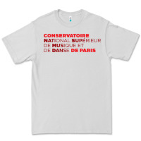 Dove Grey logocnsmdp conservatoire de paris Premium Tee - linhVisuals