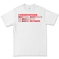 White logocnsmdp conservatoire de paris Premium Tee - linhVisuals