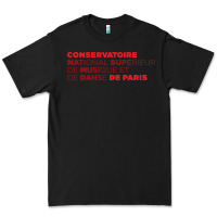 Black logocnsmdp conservatoire de paris Premium Tee - linhVisuals