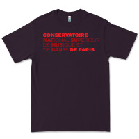 Plum logocnsmdp conservatoire de paris Premium Tee - linhVisuals