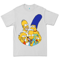 Dove Grey simpson Premium Tee - linhVisuals