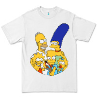 White simpson Premium Tee - linhVisuals
