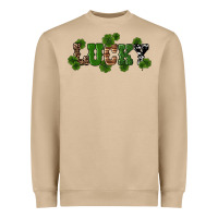 St Patricks Day Lucky Shamrock Heavyweight Sweatshirt | Teevron
