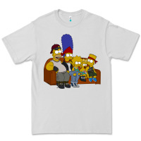 Dove Grey simpson family Premium Tee - linhVisuals