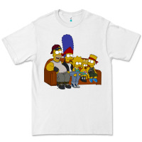 White simpson family Premium Tee - linhVisuals