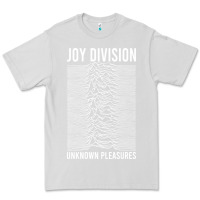 Dove Grey JOY DIVISION - UNKNOWN PLEASURES Premium Tee - linhVisuals