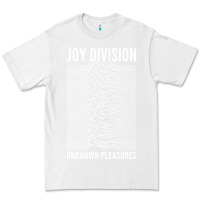 White JOY DIVISION - UNKNOWN PLEASURES Premium Tee - linhVisuals